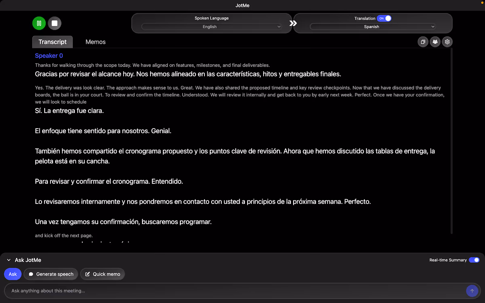 JotMe — What are the Methods to Get Automatic Transcription and Translation of Conference Calls?