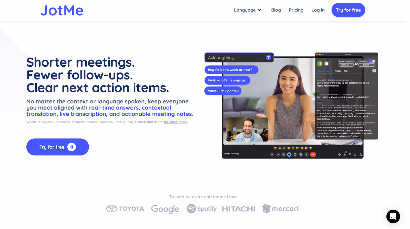 JotMe — A Quick Comparison: Live English to Italian Language Translator
