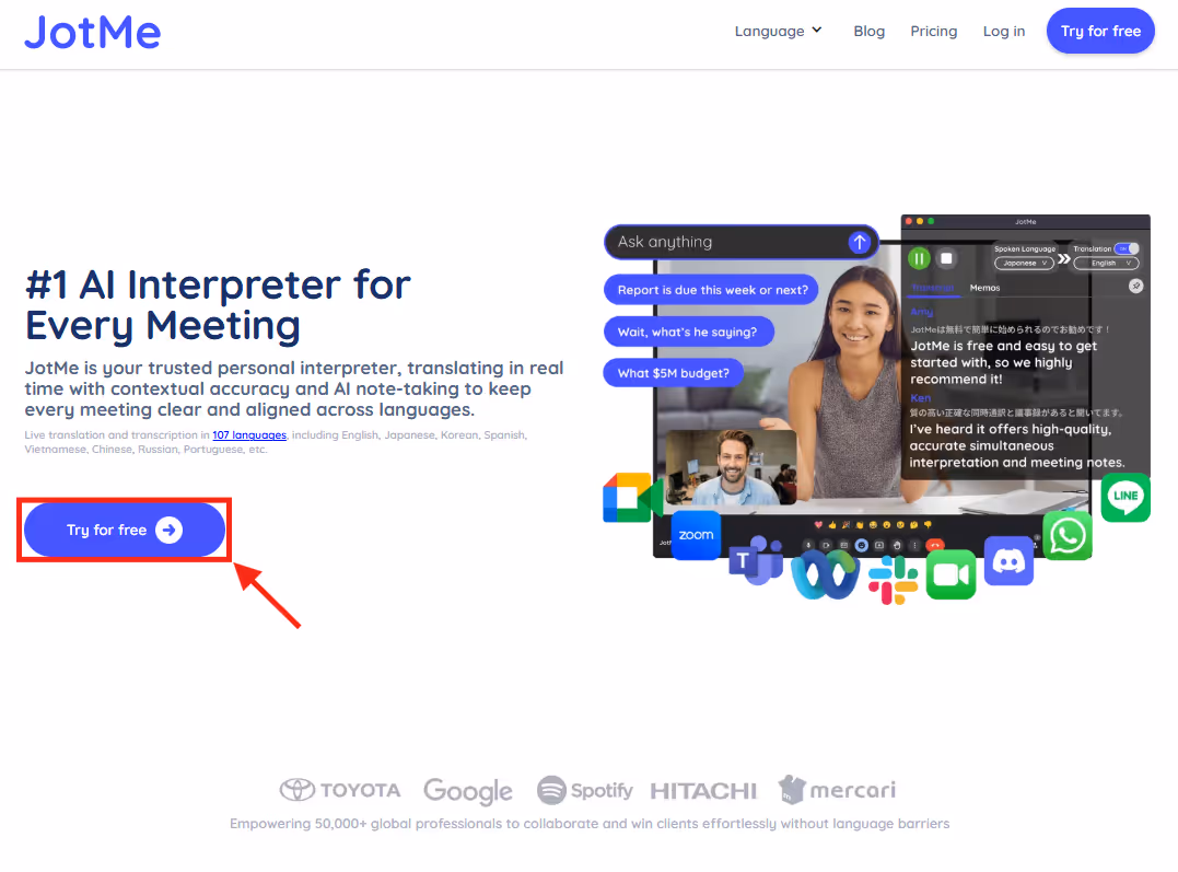 JotMe — Onde posso encontrar um aplicativo de tradução confiável de inglês para tailandês?