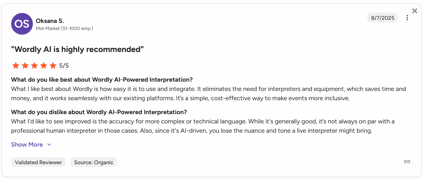 wordly ai review