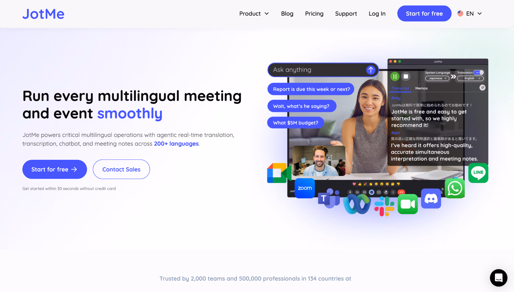 jotme homepage