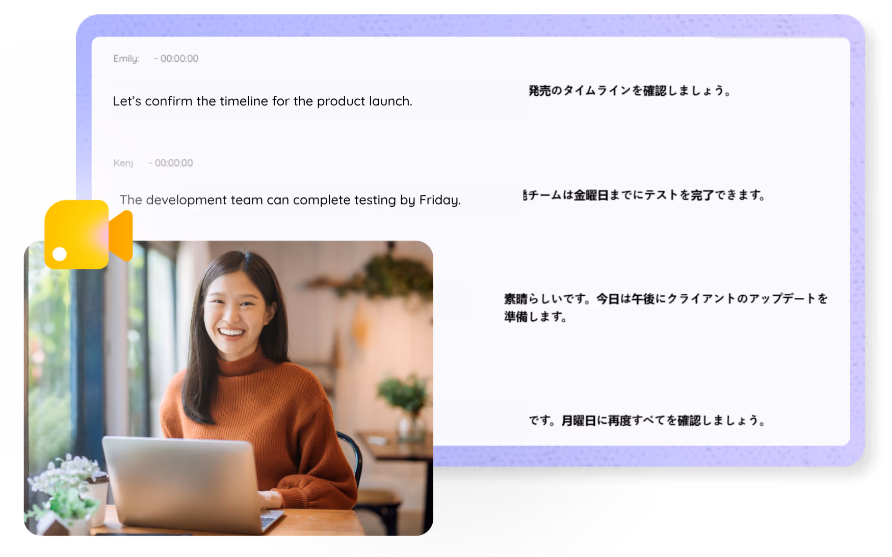 JotMe — Two languages, one transcript