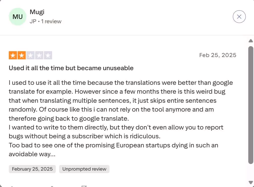 deepl translator review