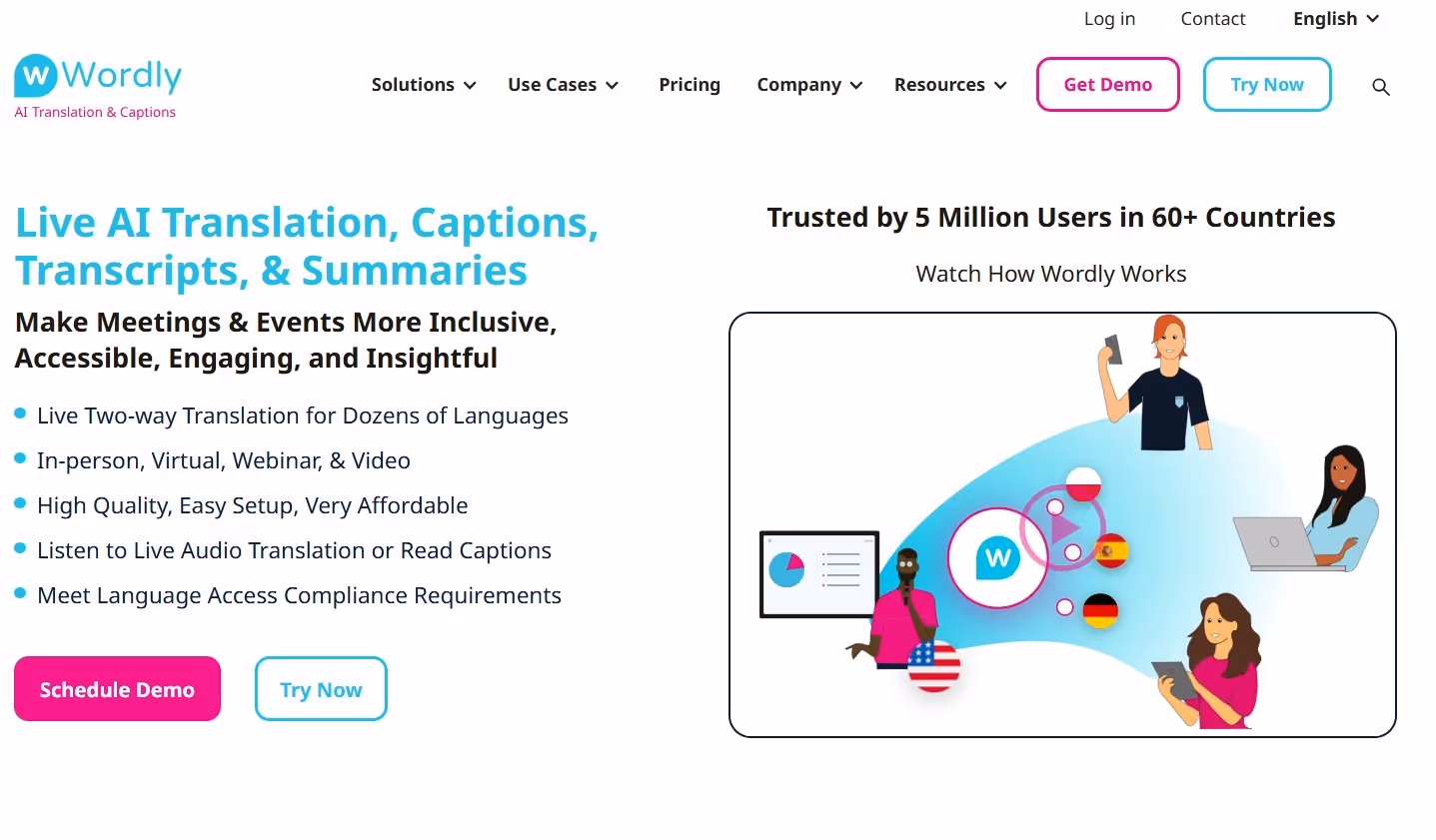 wordly homepage