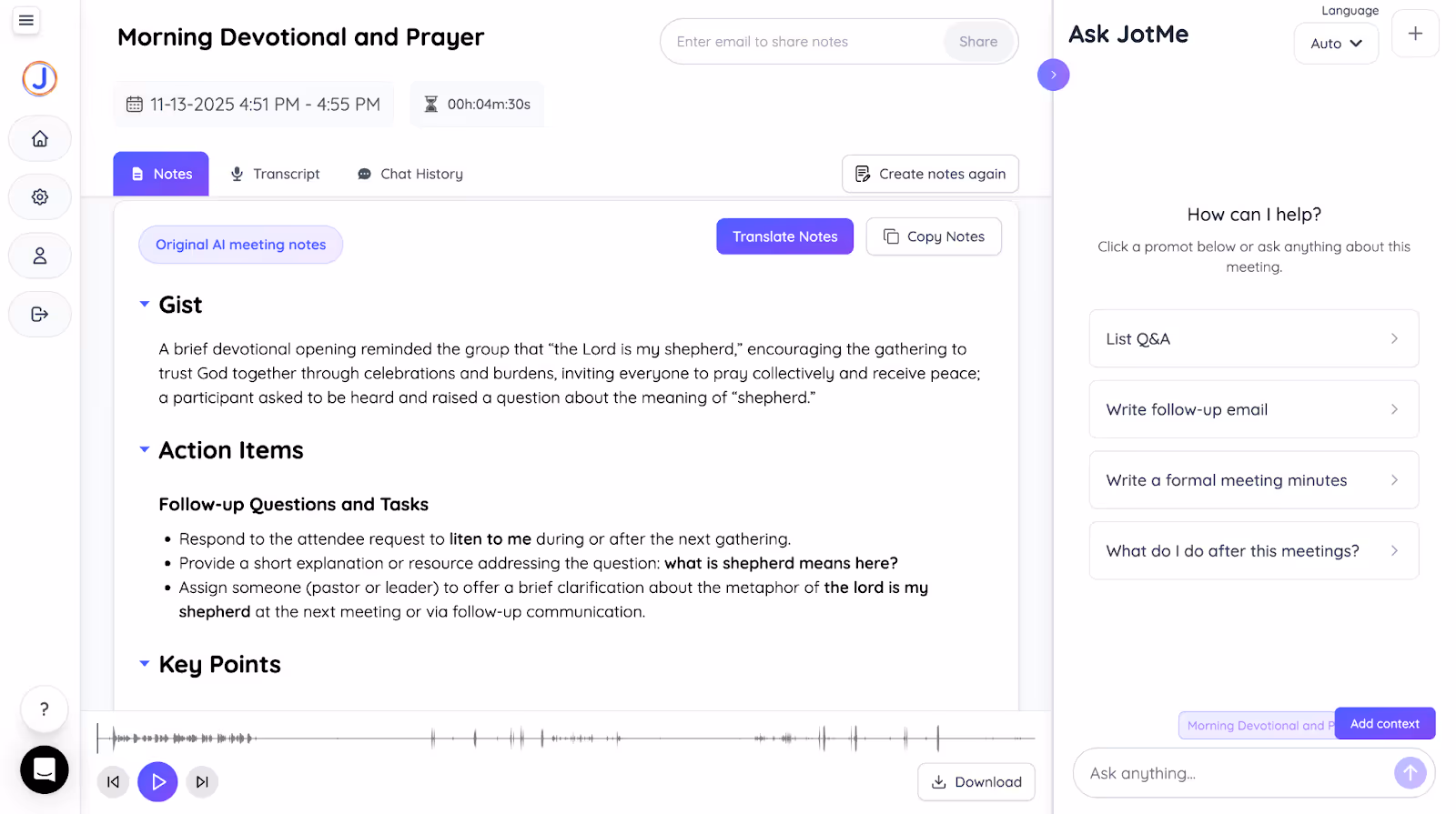 How to Use JotMe for Bilingual Translation?