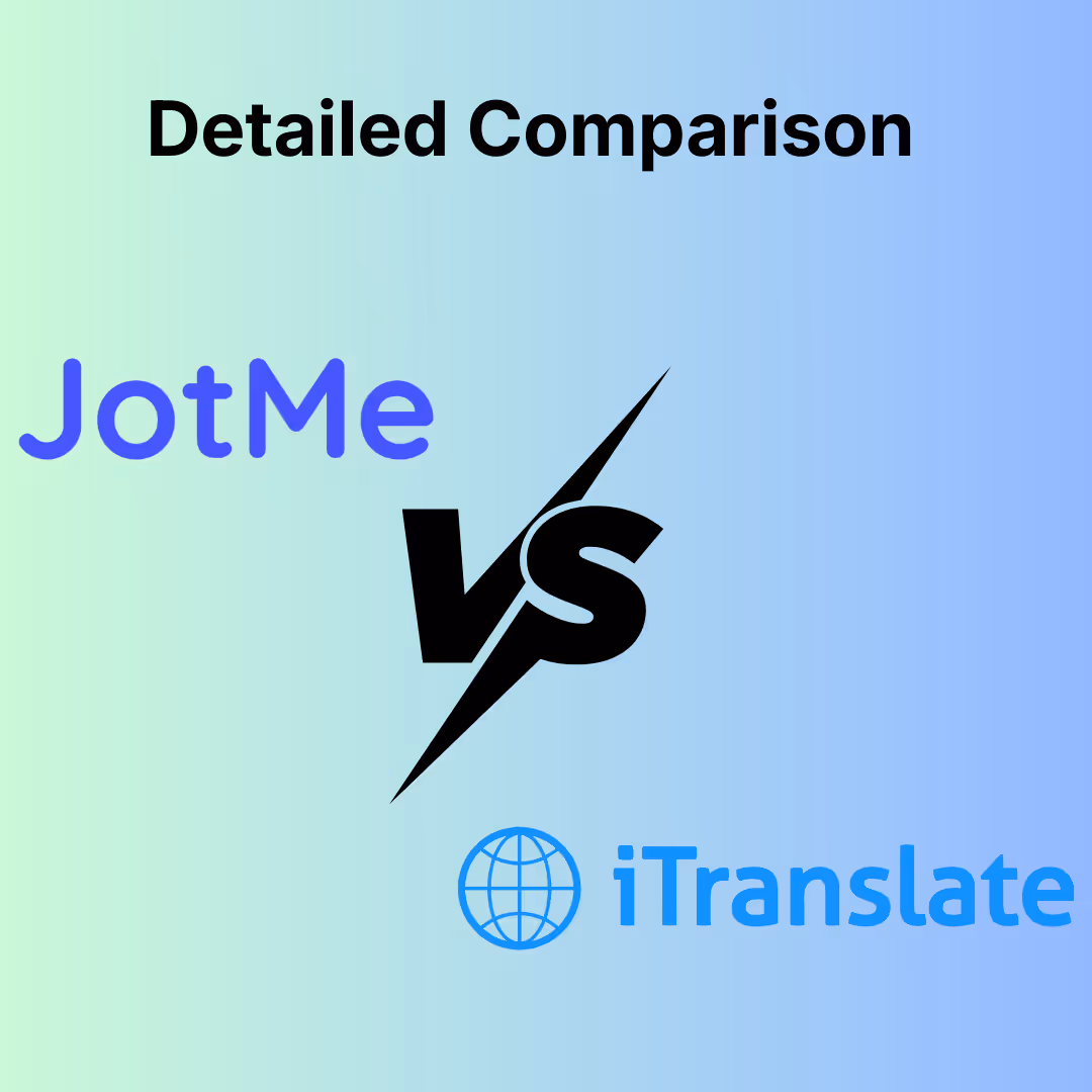 iTranslate vs. JotMe: Welche ist die bessere Sprachinterpretations-App