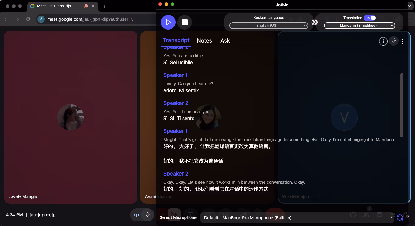 JotMe — 최고의 AI 번역 도구 간단 요약 (2025)