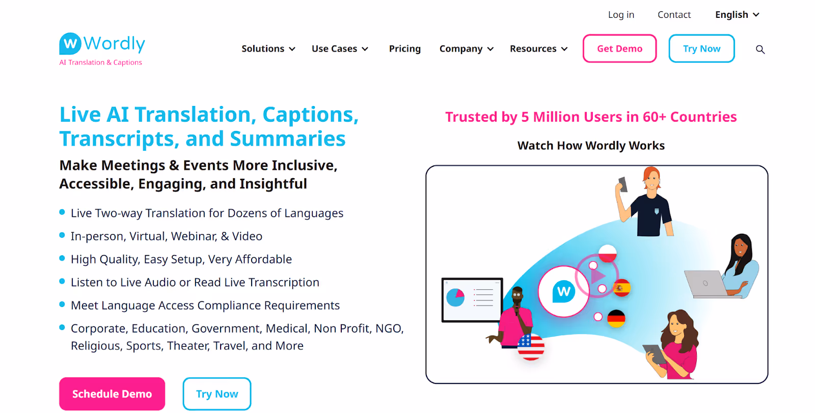 wordly homepage