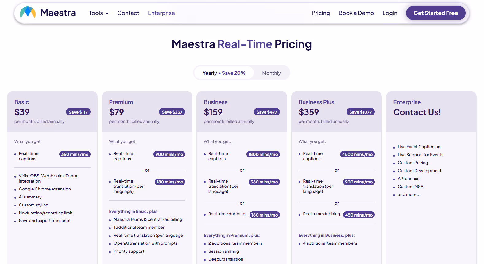 maestra ai pricing