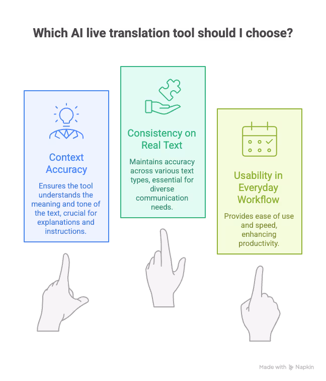 choose right ai translation tool