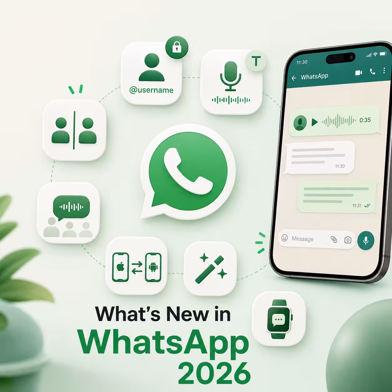 JotMe — WhatsApp Update 2026: Alle neuen Funktionen erklärt