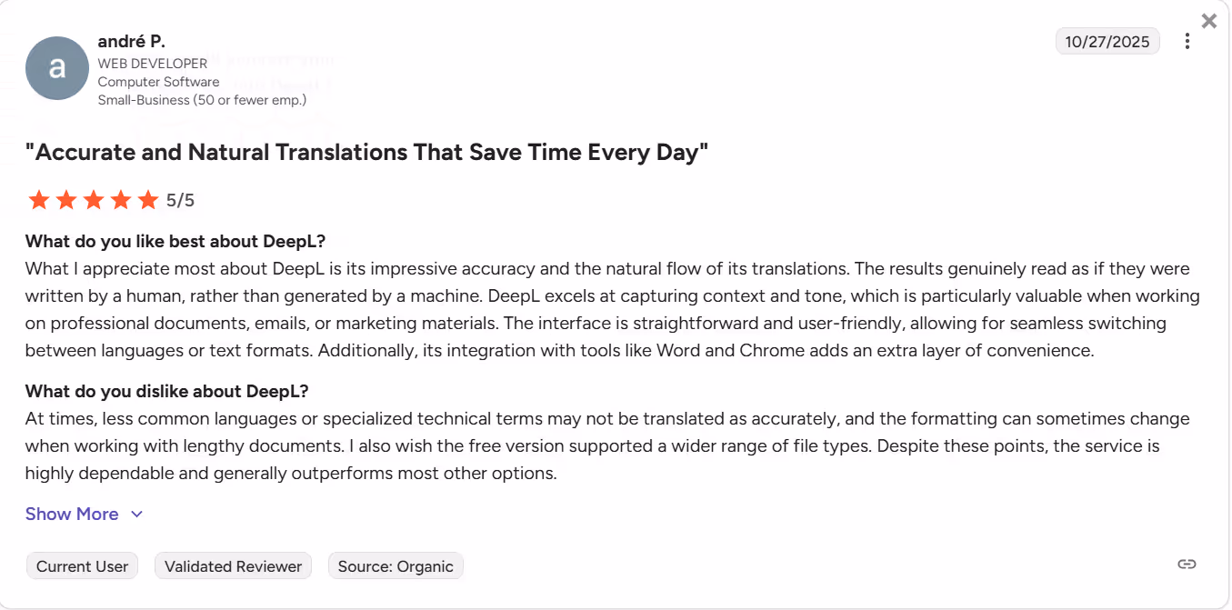 deepl review