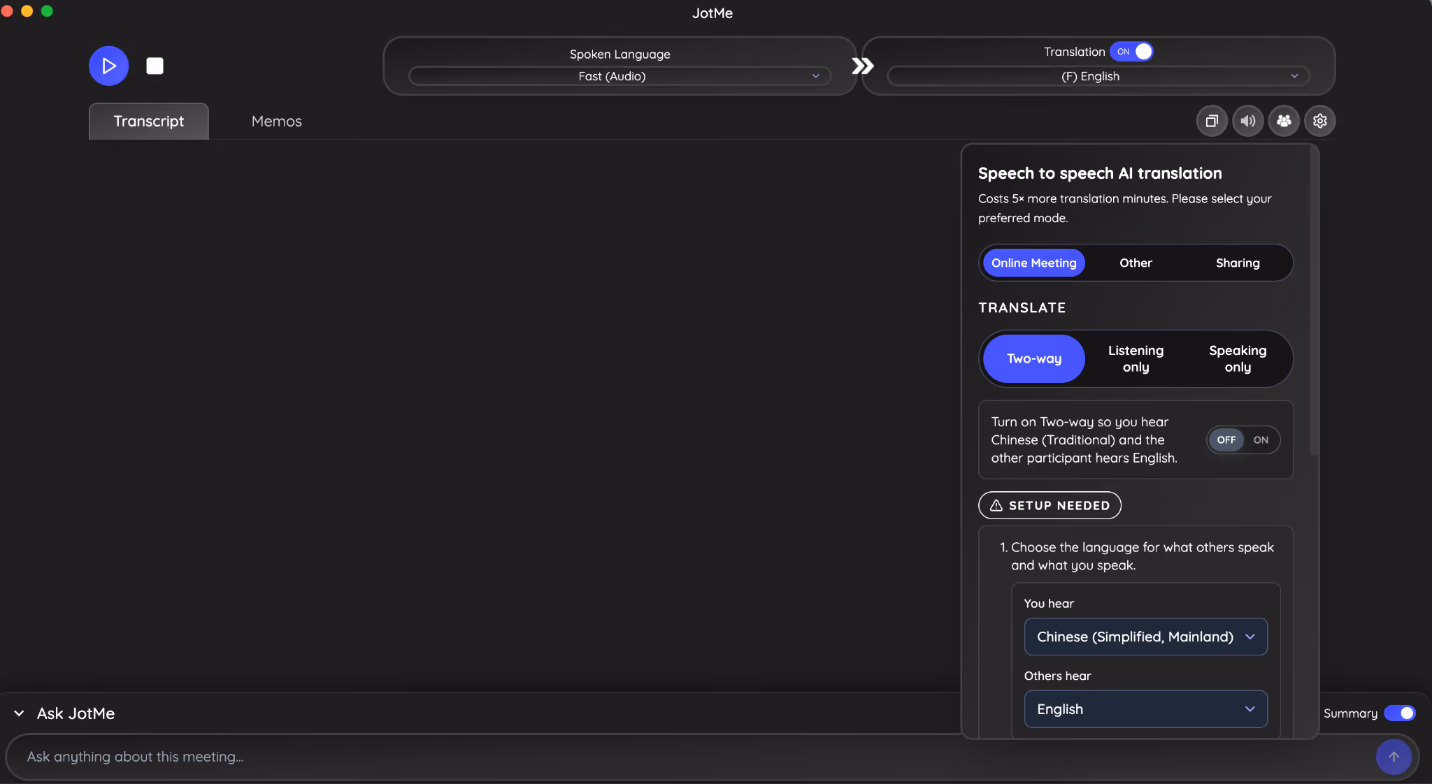 JotMe — How Do You Share AI Live Translation With Global Teams?