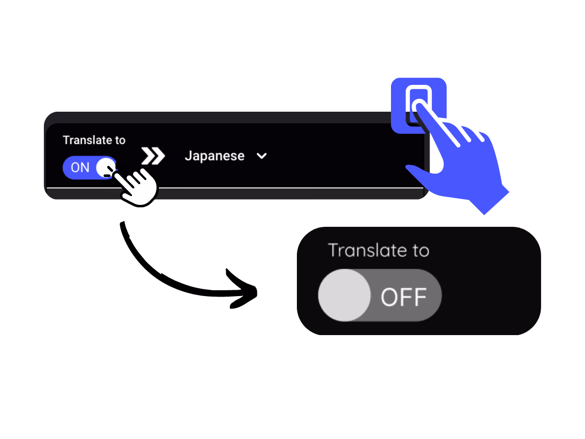 3. 話す言語を設定
