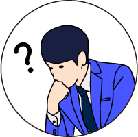 悩んでいる男性