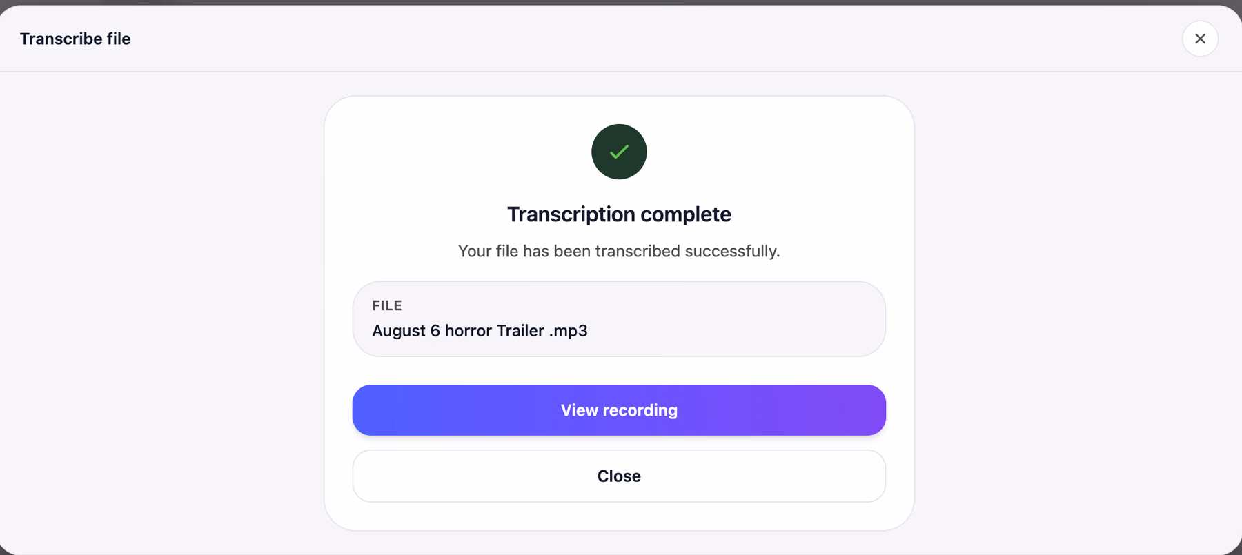 jotme complete transcription