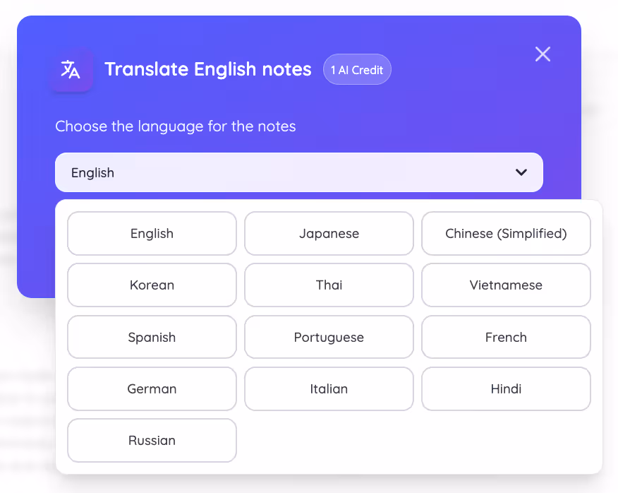 JotMe — Table of Content