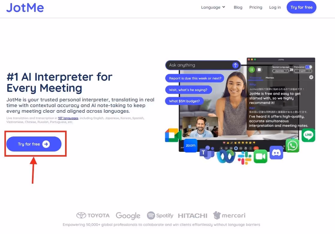 JotMe — Comparaison rapide des outils de traduction en direct de l'anglais vers l'ukrainien