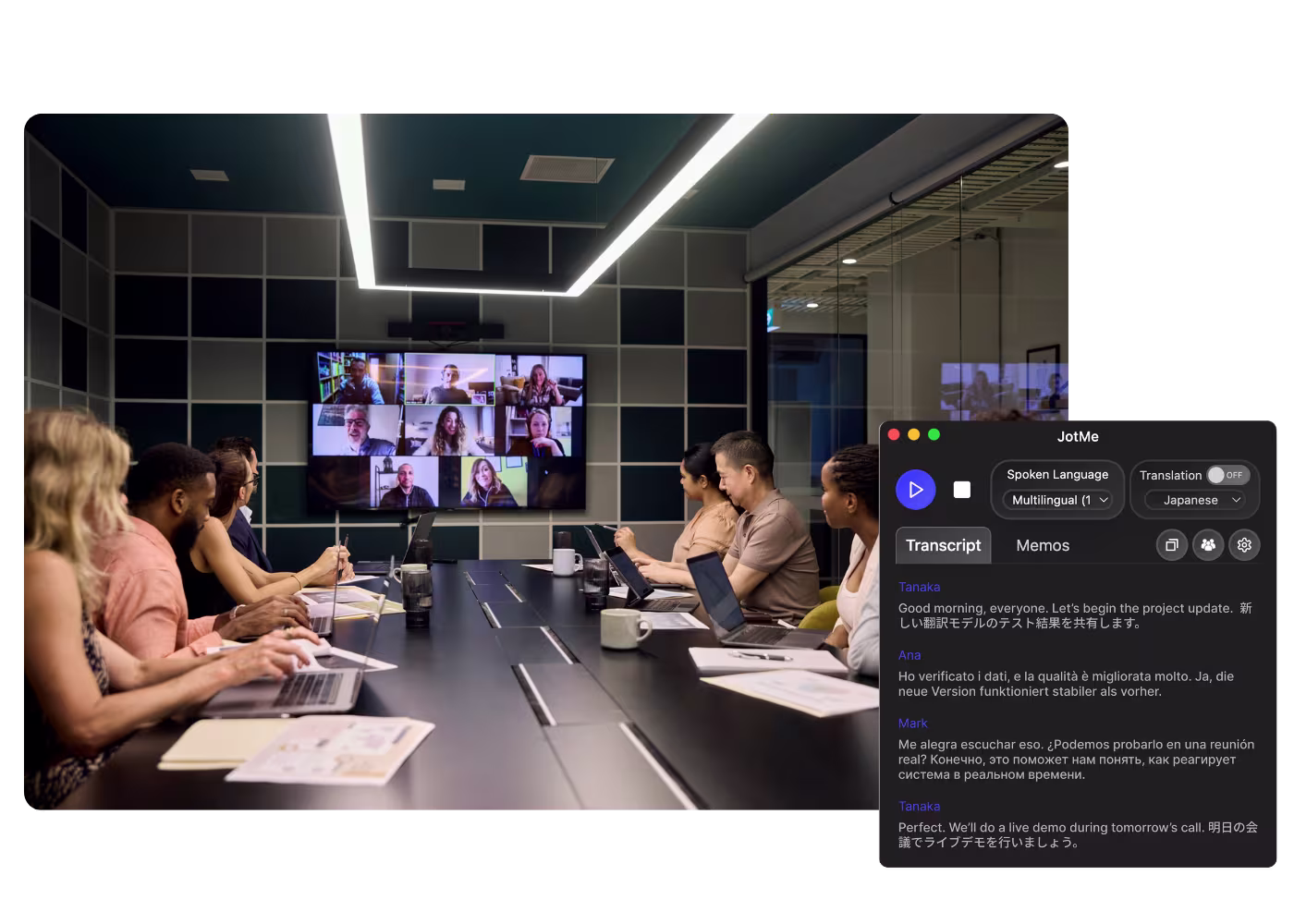 Microsoft Teams AI Meeting Notes for Global all-hands & team meetings