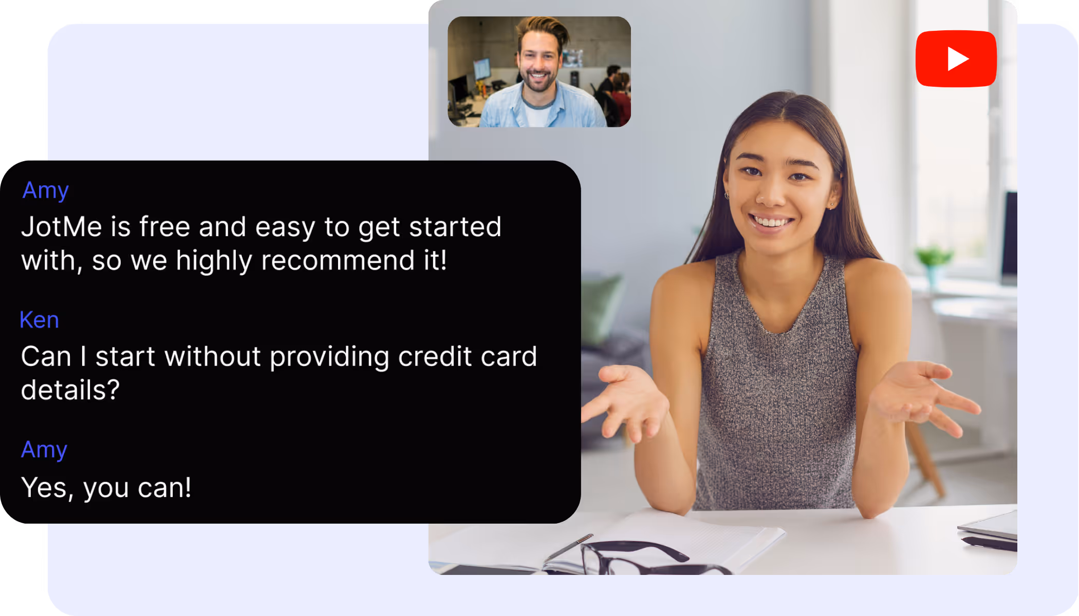 JotMe — YouTube Transcription
