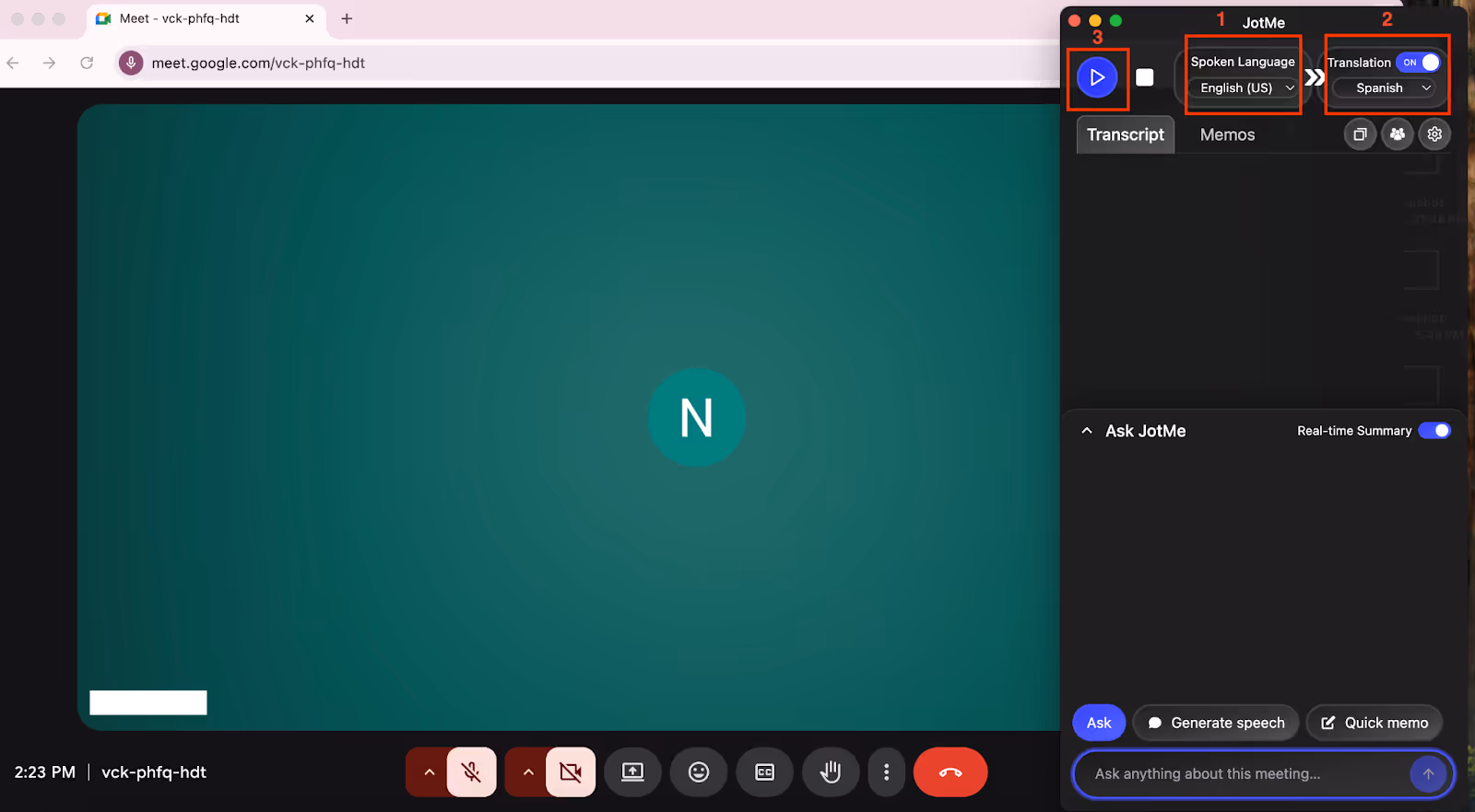 How to Use JotMe for Bilingual Translation?