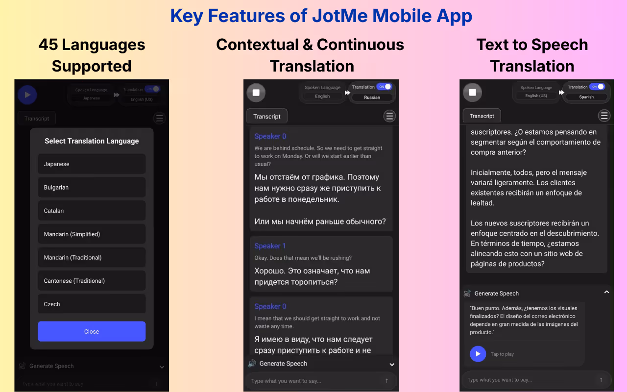 JotMe — ¿Cómo elegimos las 5 alternativas al Traductor de Google?