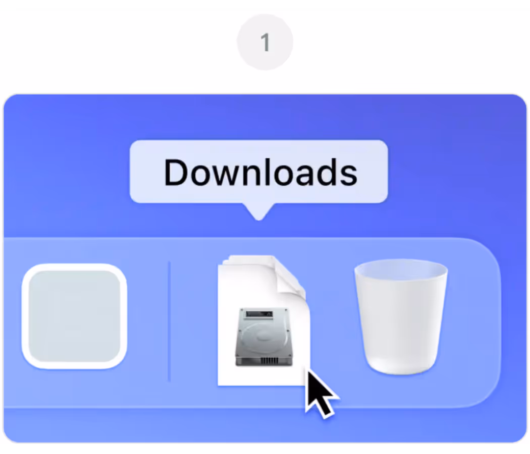 Open JotMe.dmg from your Downloads folder.