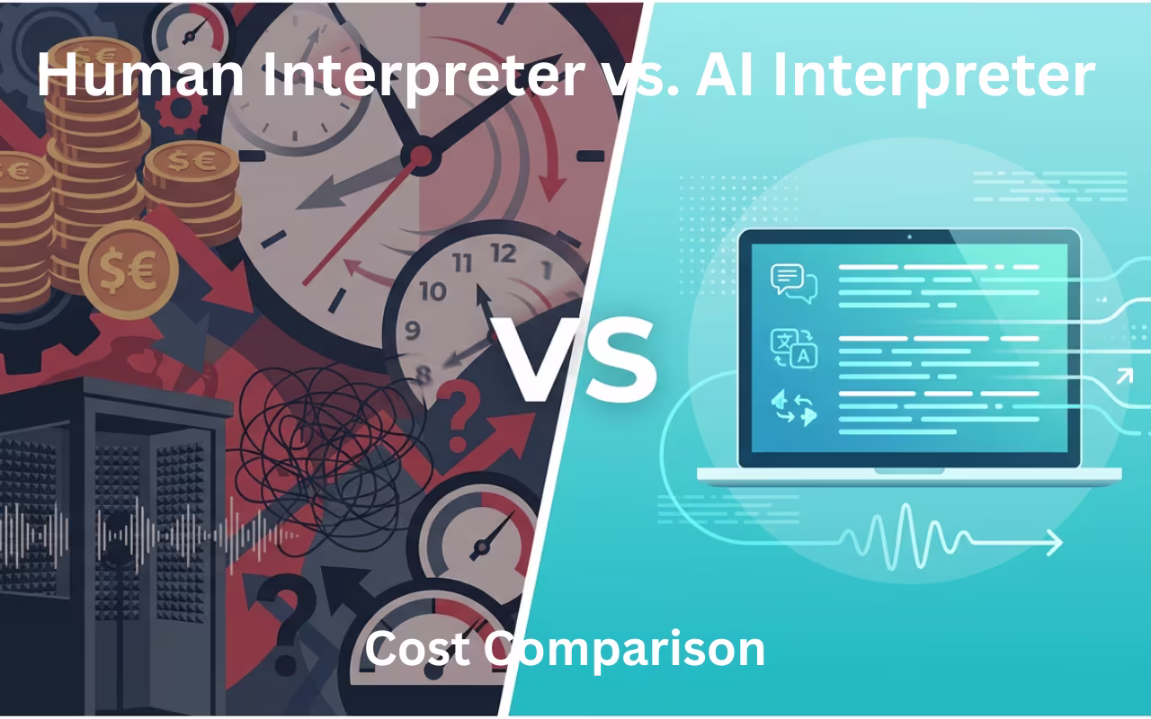 JotMe — Human Interpreter vs. AI Interpreter: How AI Helps You Save Up to 98% on Live Translation Cost in 2026