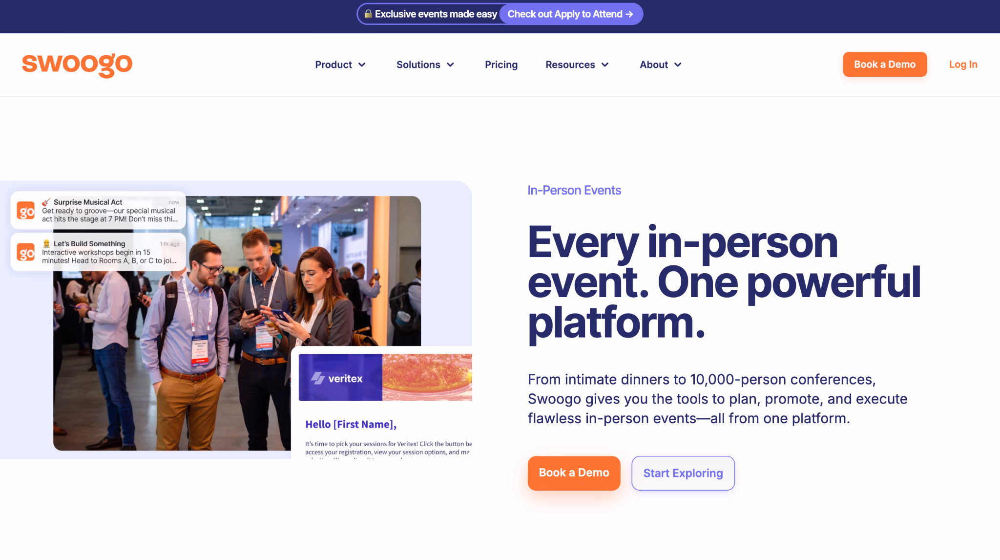 swoogo homepage