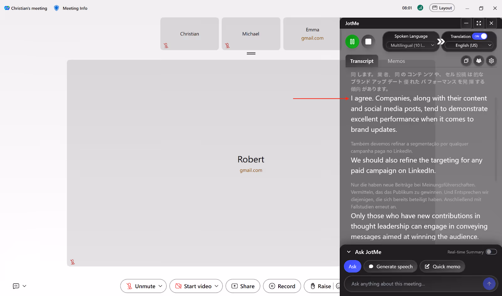 jotme multilingual translation