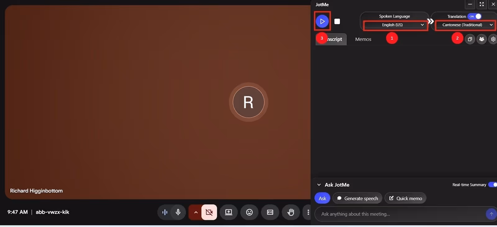 JotMe — Quick Comparison of English to Cantonese Live Translation Tools