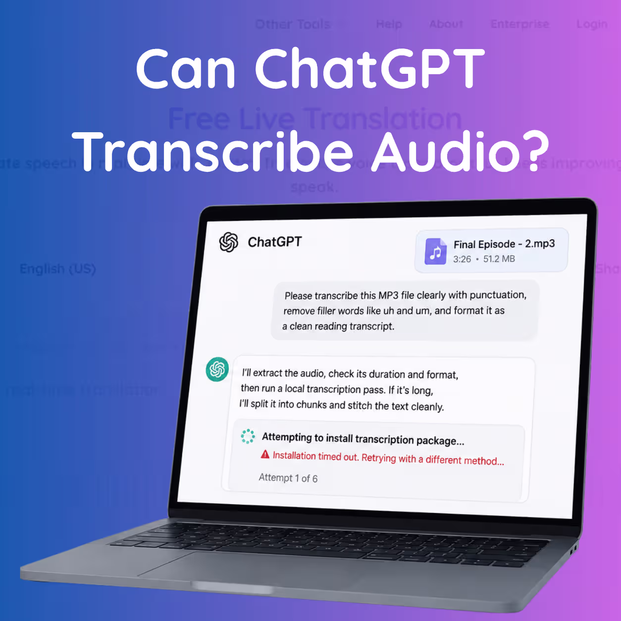 JotMe — Kann ChatGPT Audio transkribieren? Getestet mit allen 3 Methoden