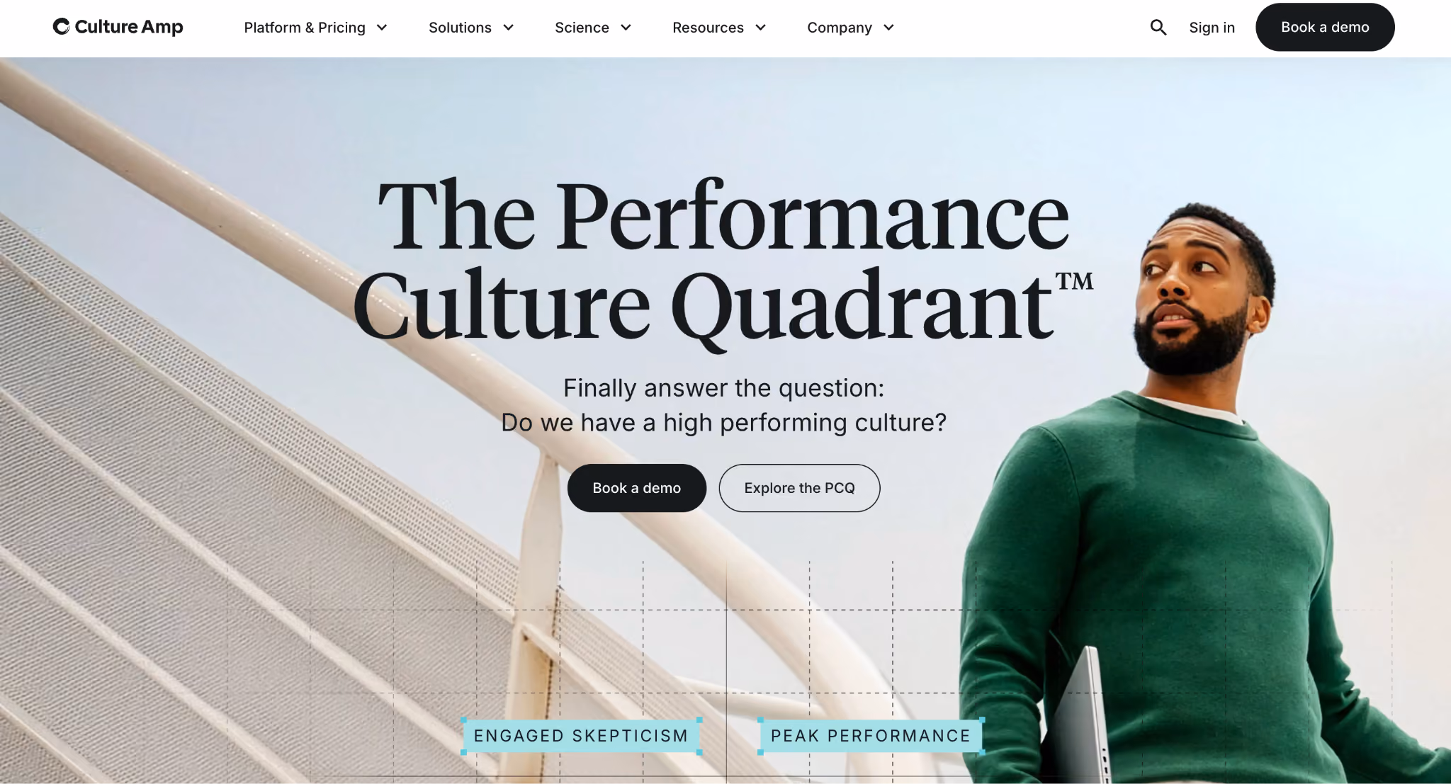 culture amp homepage
