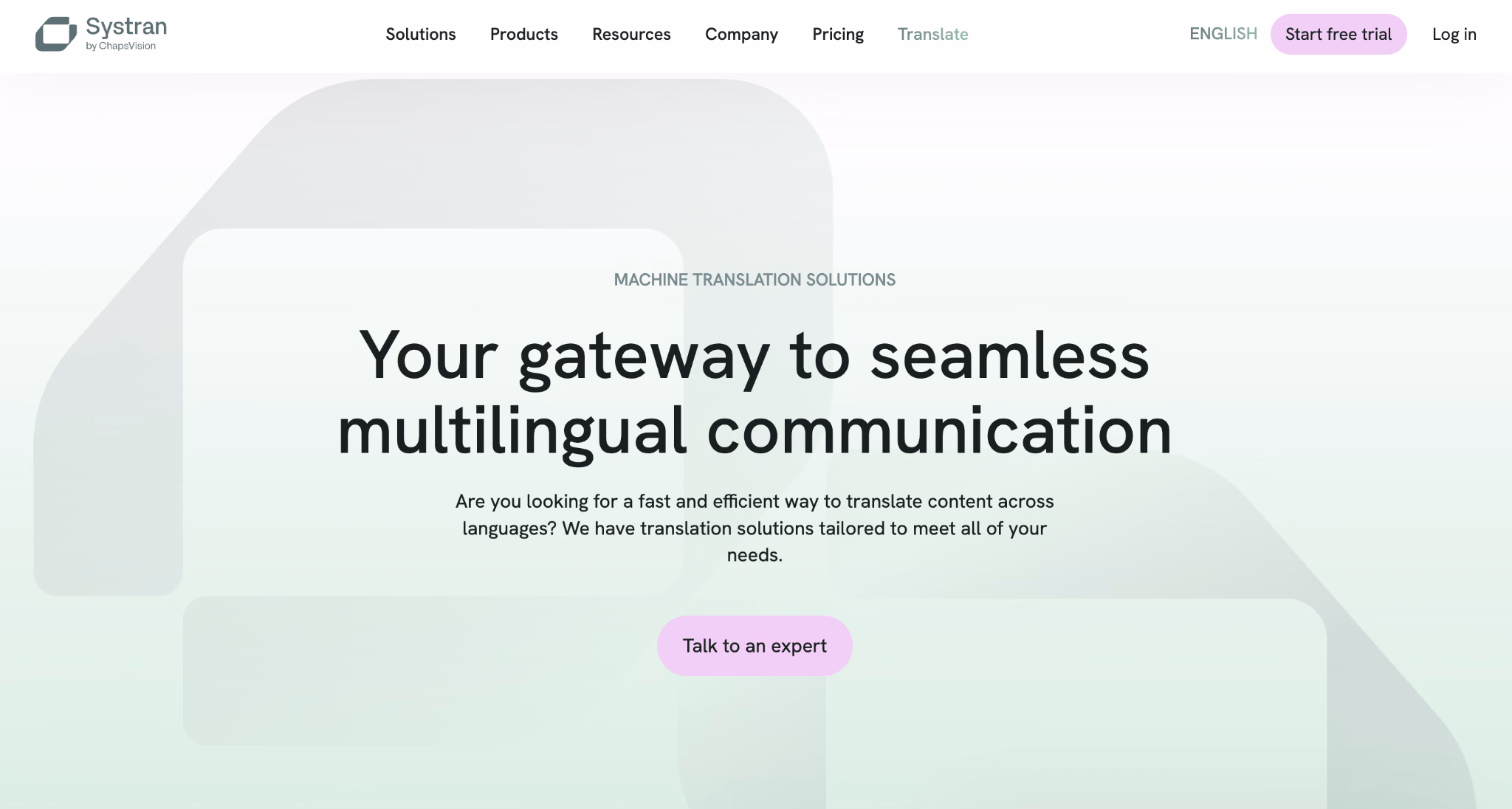 systran homepage