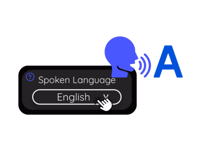 Configure JotMe to the language you’ll be using during the meeting to ensure accurate transcription.
