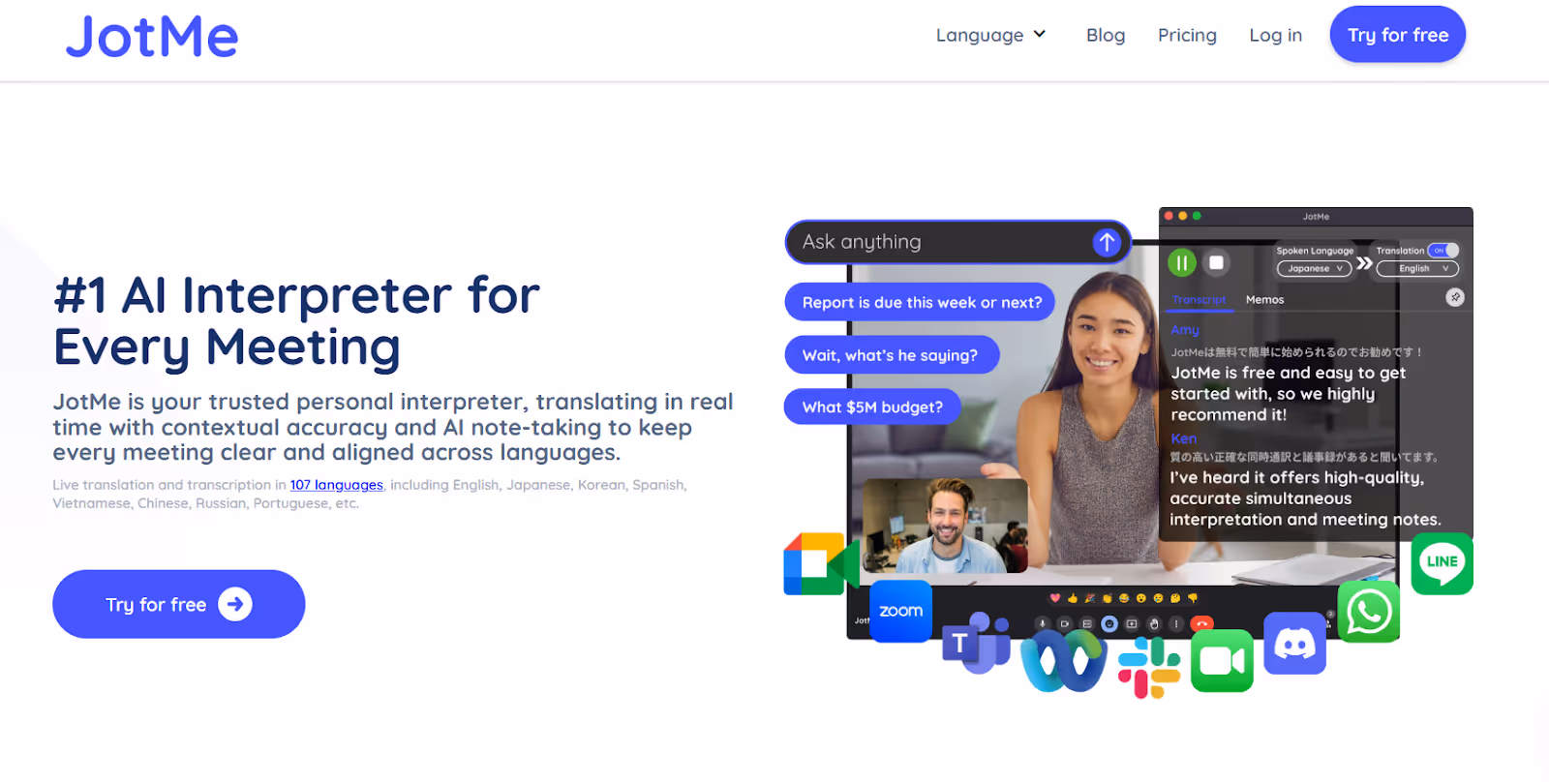 jotme homepage