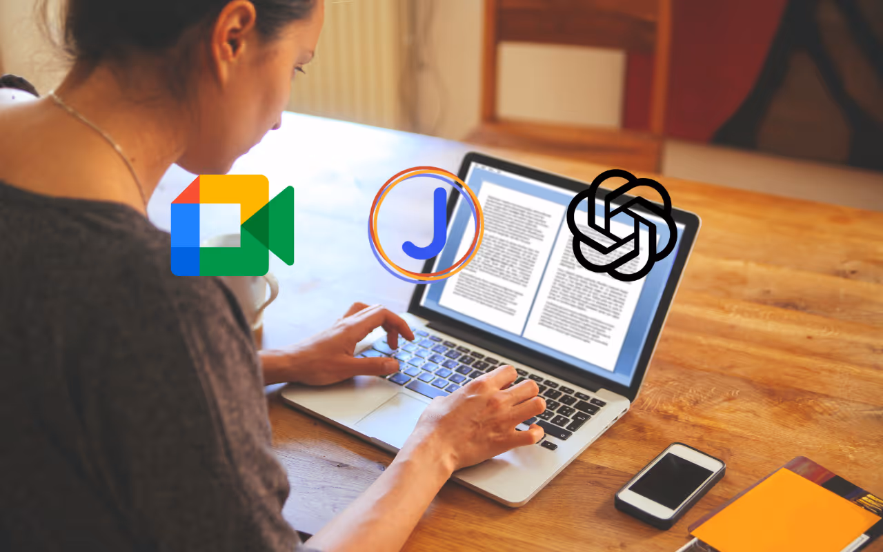 JotMe — Google MeetとChatGPTを活用して質の高いSEOブログを数分で作成する方法