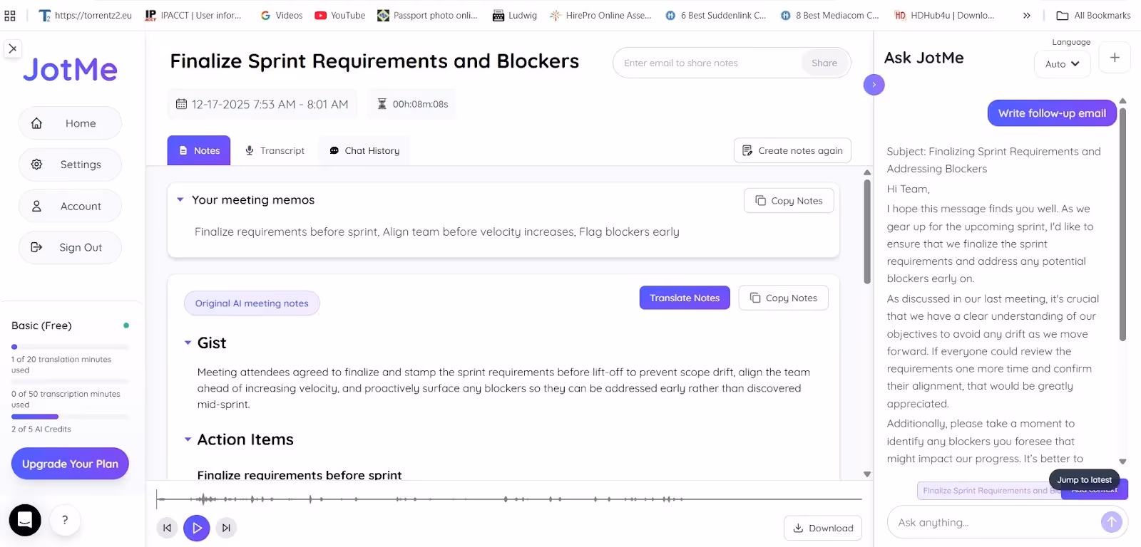 jotme ai assistant