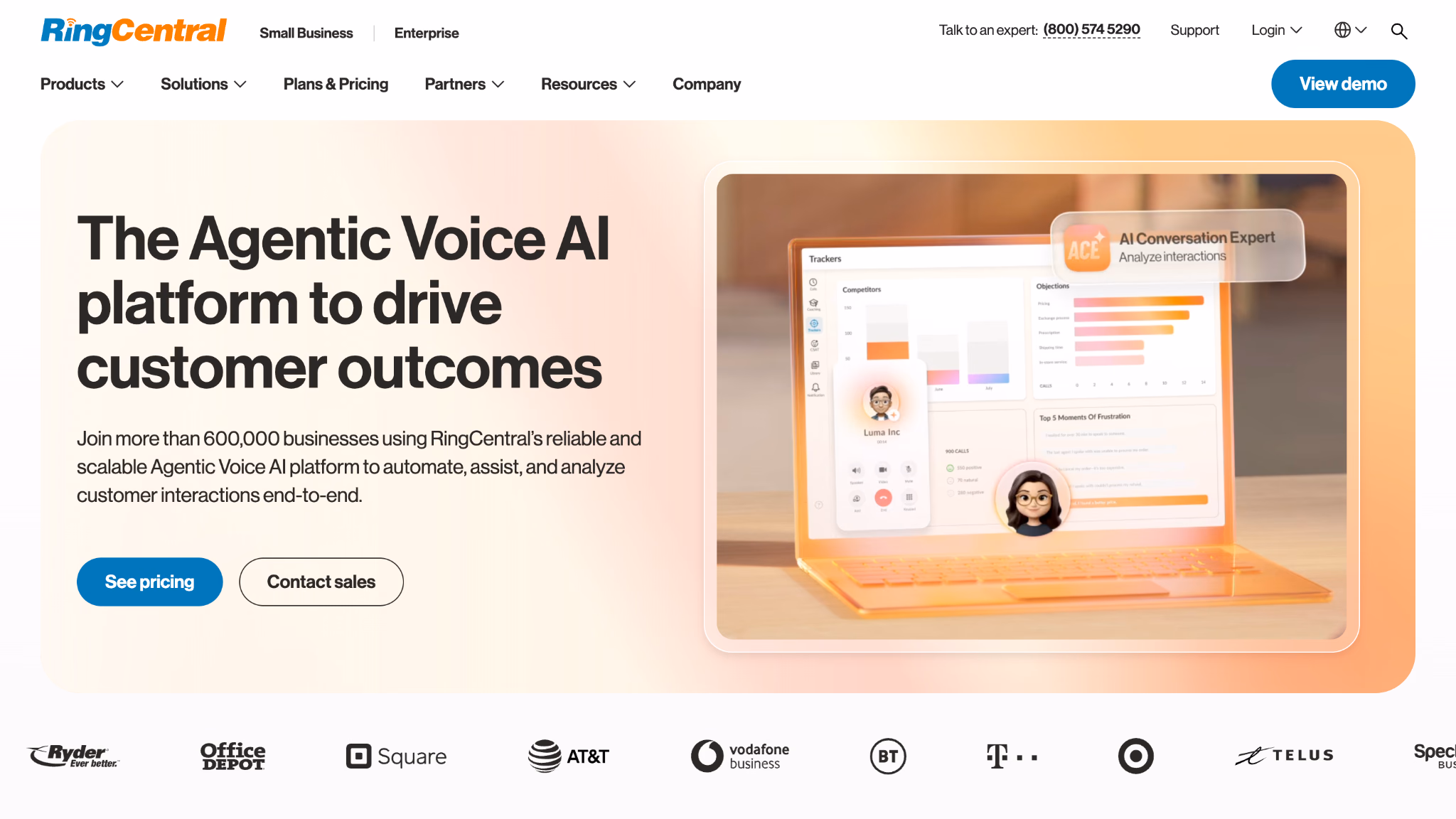 ringcentral homepage