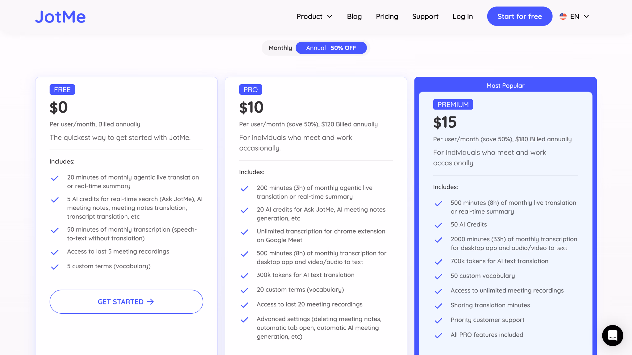 jotme pricing