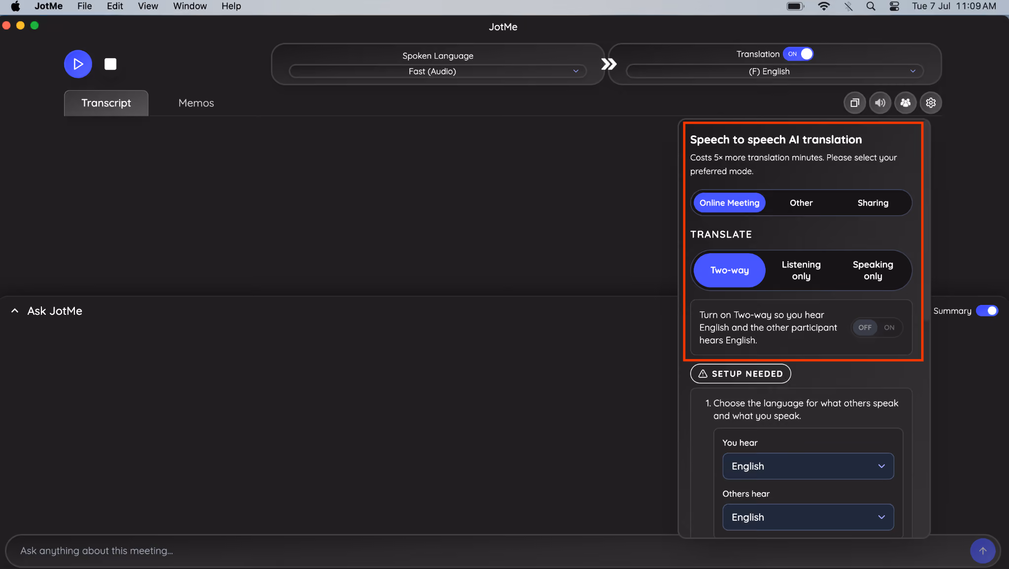 JotMe — How Do You Share AI Live Translation With Global Teams?
