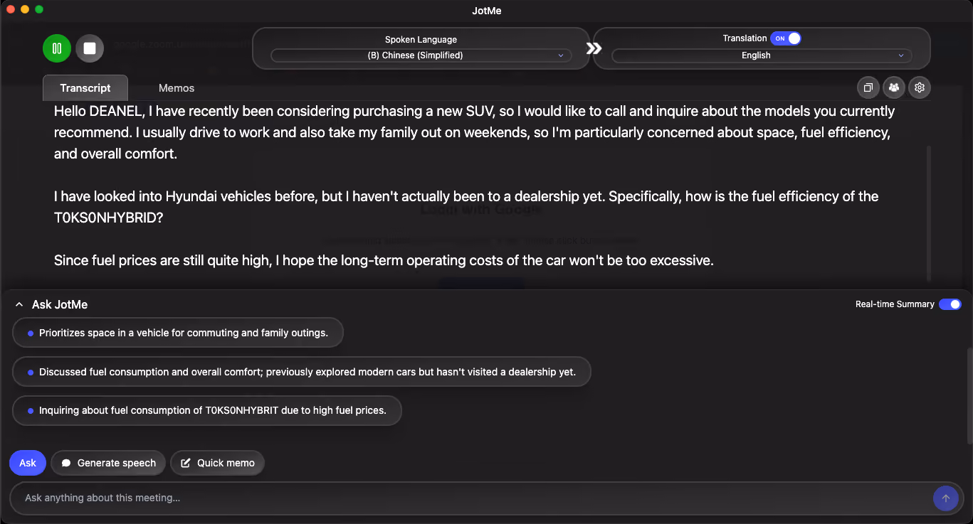 JotMe — What is Zoom Translation, and Can Zoom Translate a Meeting in Real Time?