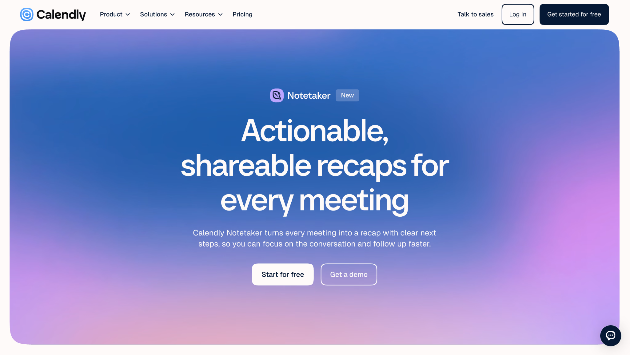 calendly homepage