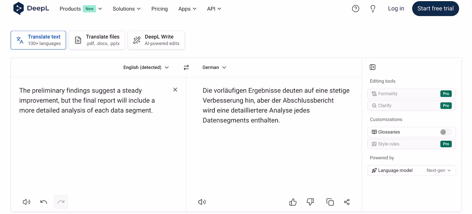deepl example