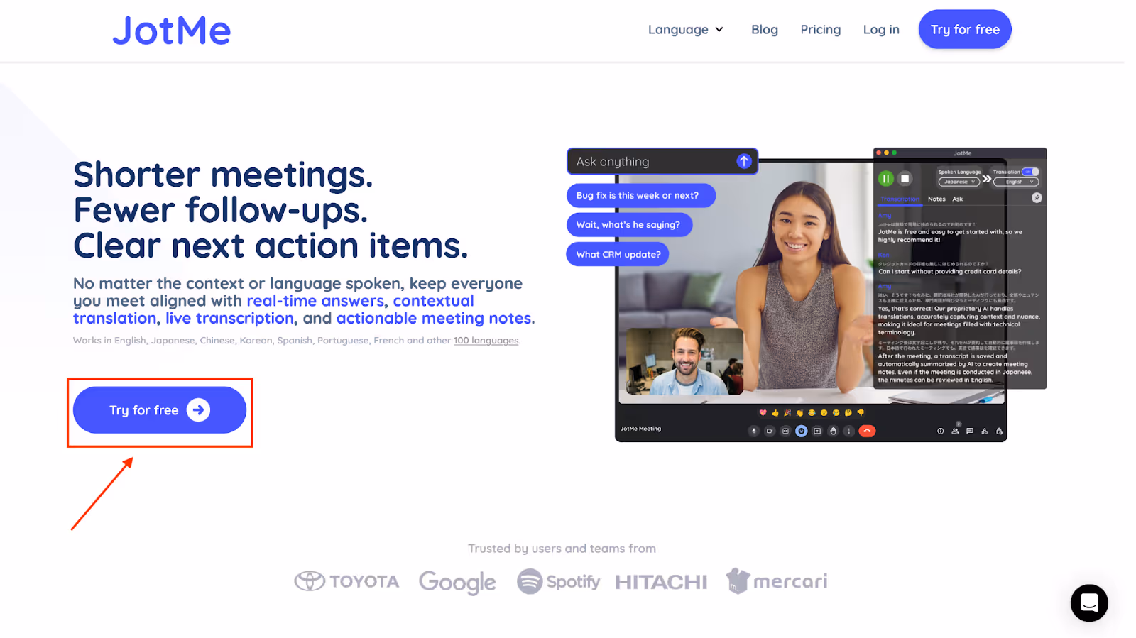 JotMe — A Quick Comparison: Live English to Italian Language Translator