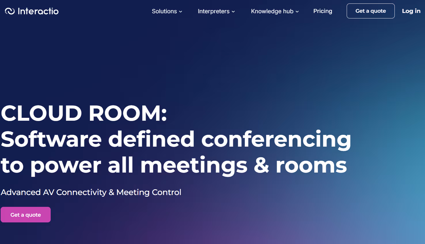 interactio homepage
