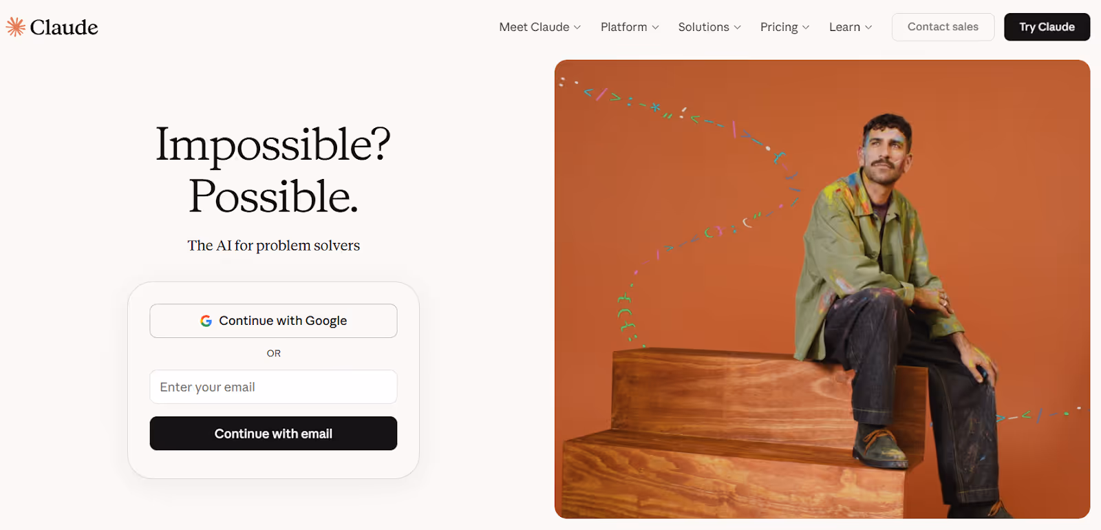 claude homepage
