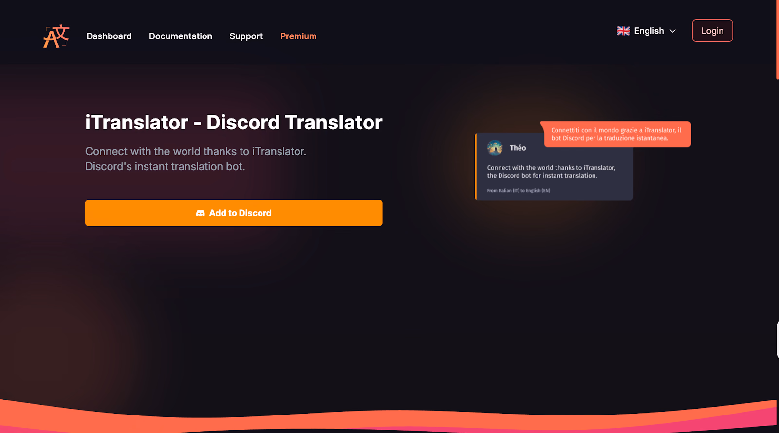 Einladung eines Discord-Übersetzungs-Bots über die Autorisierungsseite