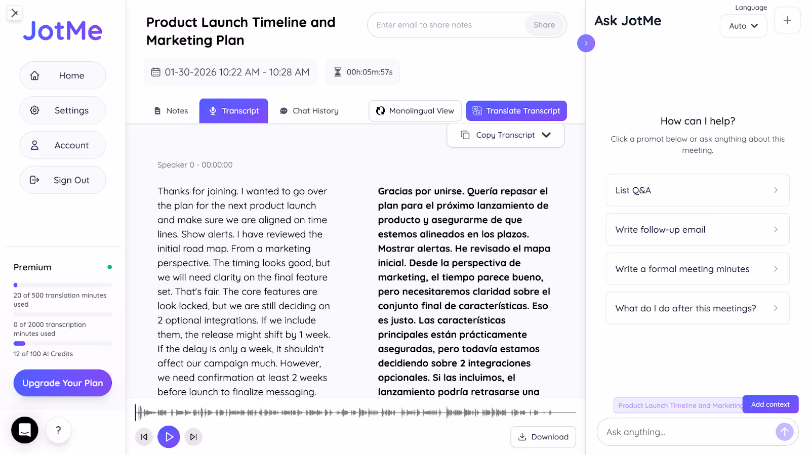 JotMe — Quick Summary of the 18 Best AI Translation Tools (2026)