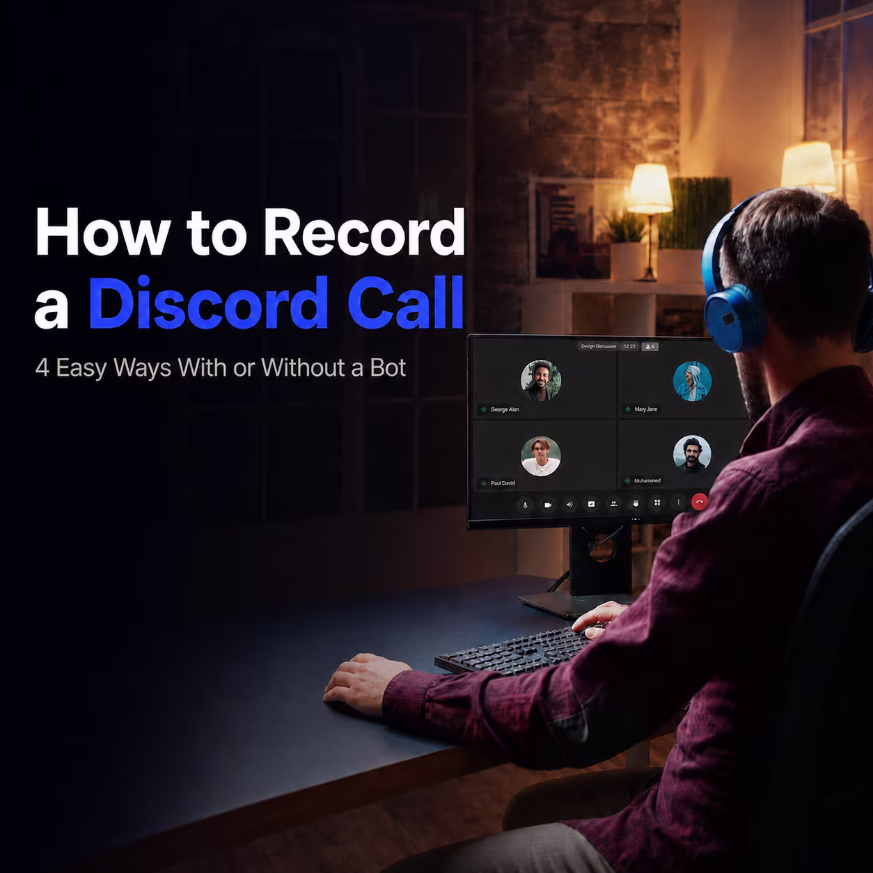 JotMe — Discord-Anruf aufnehmen: mit oder ohne Bot